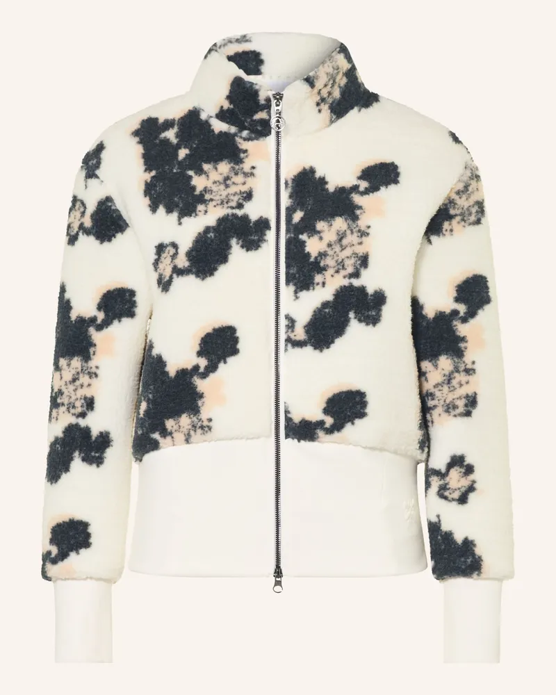 Sportalm Teddyfell-Jacke Im Materialmix weiss Creme