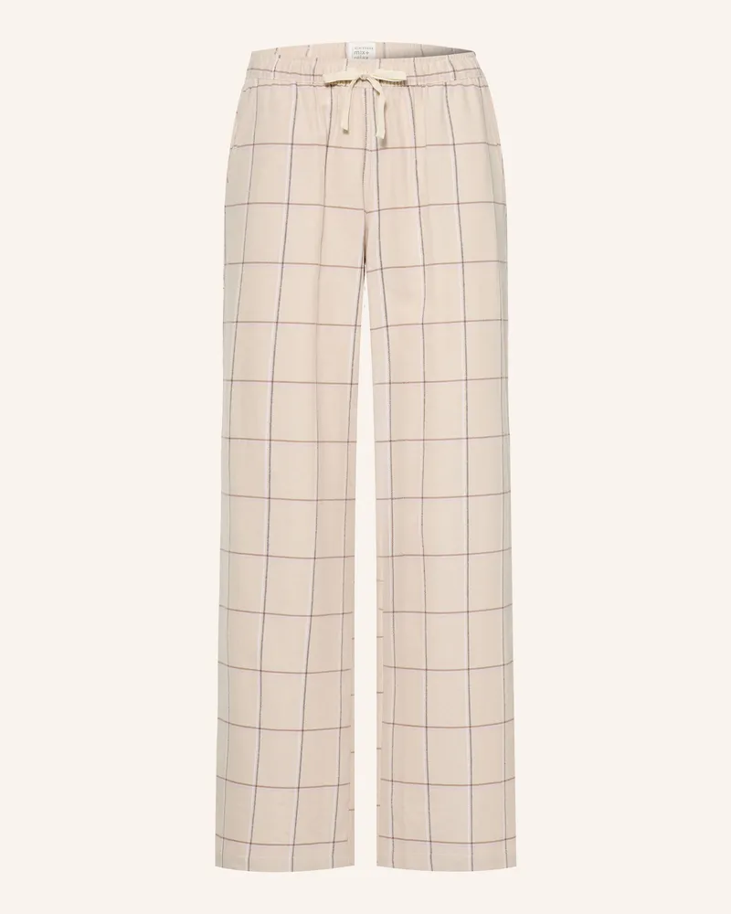 Schiesser Schlafhose Aus Flanell beige Beige