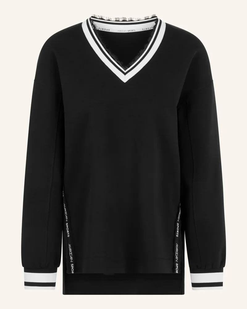 Marc Cain Sweat-Shirt schwarz Schwarz