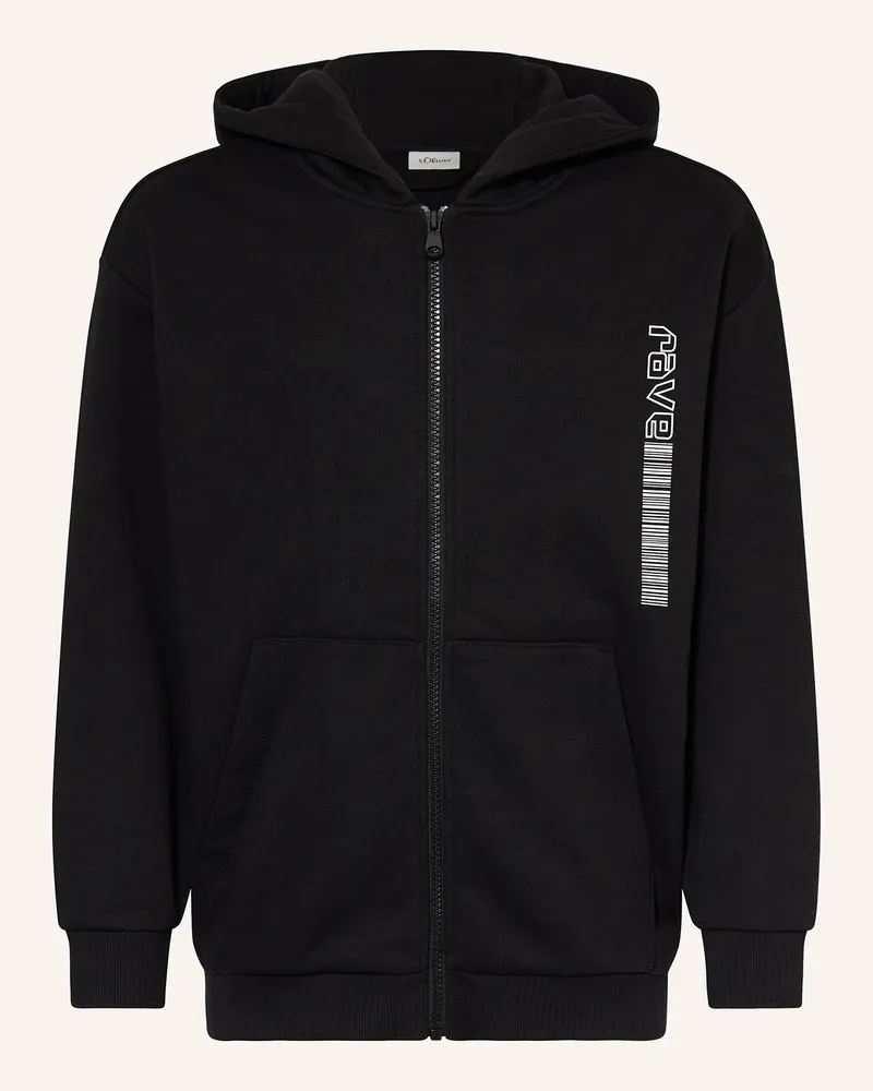 S.Oliver Sweatjacke Schwarz