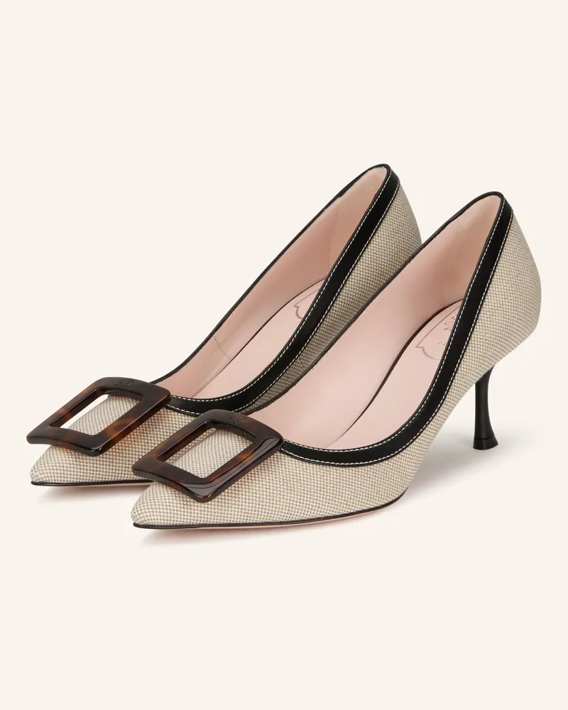 Roger Vivier Pumps Viv' In The City beige Hellbraun