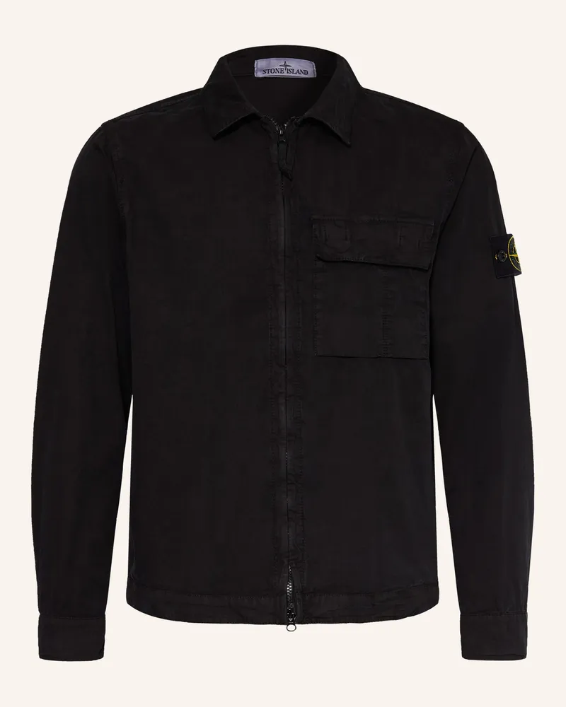 Stone Island Overjacket Schwarz