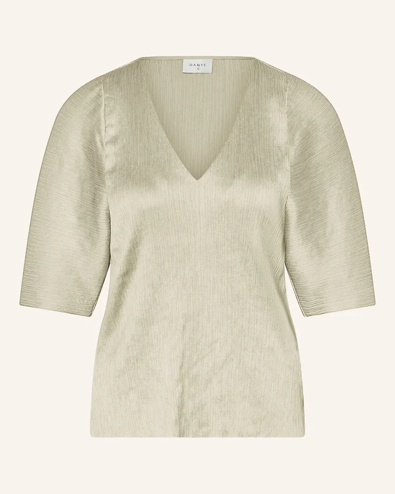 Dante6 Blusenshirt D6RAQUEL aus Satin Grau