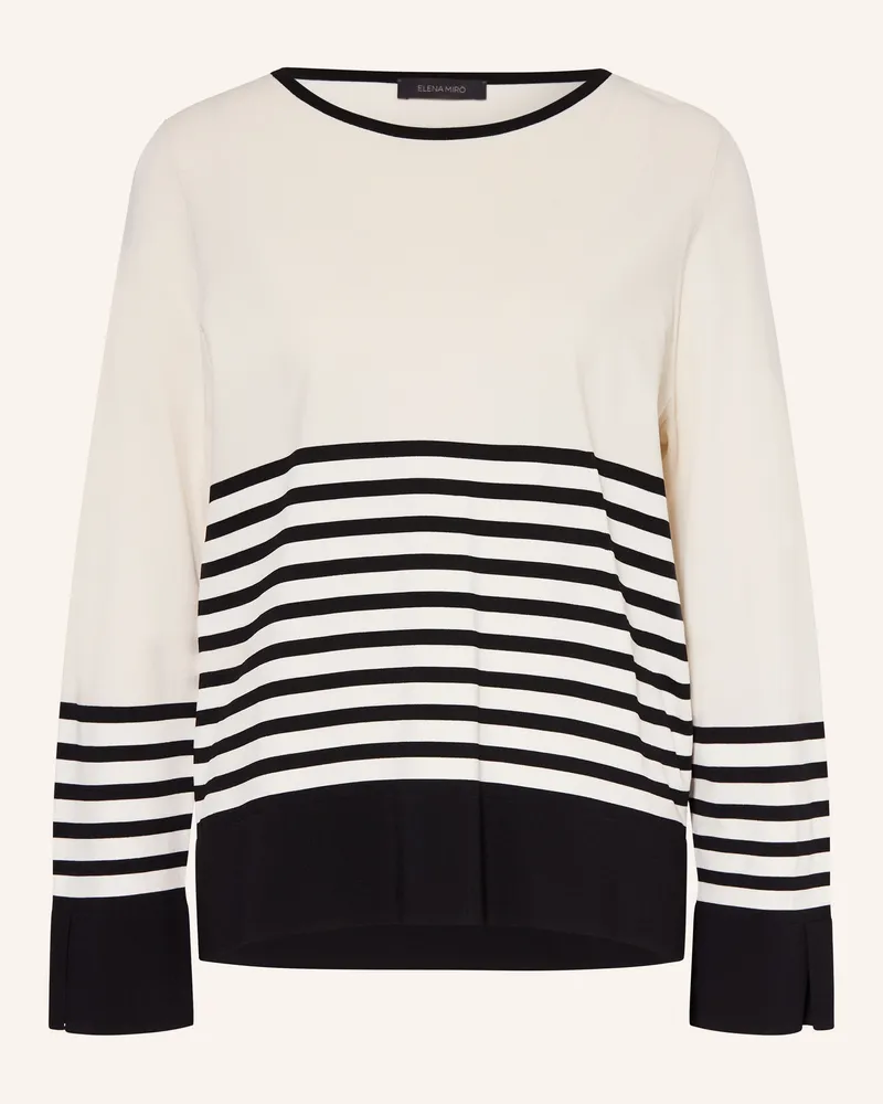 Elena Mirò Pullover weiss Creme