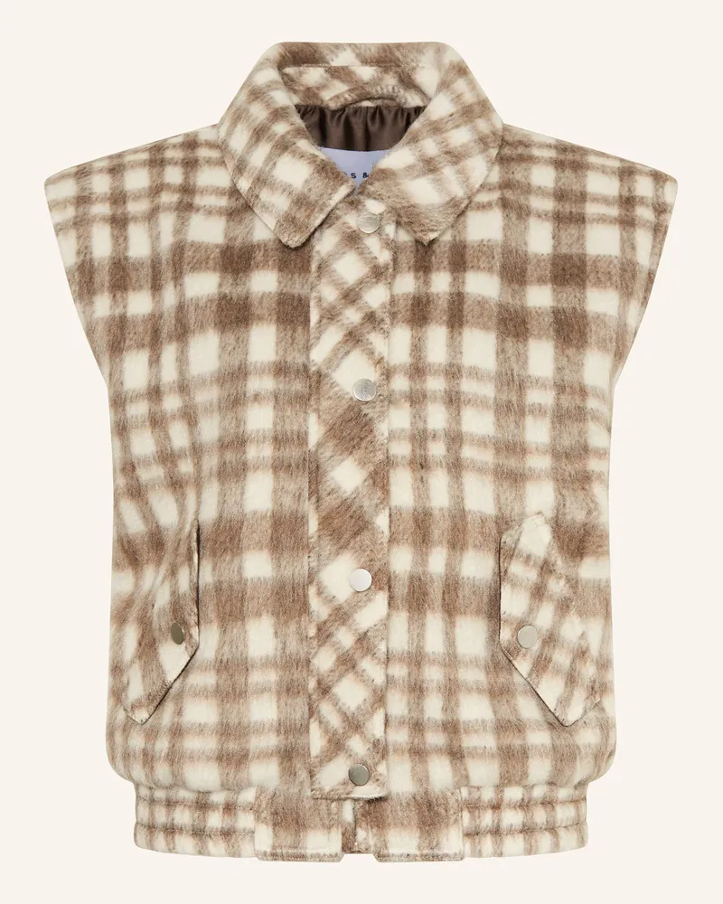 Mrs & HUGS Weste beige Beige