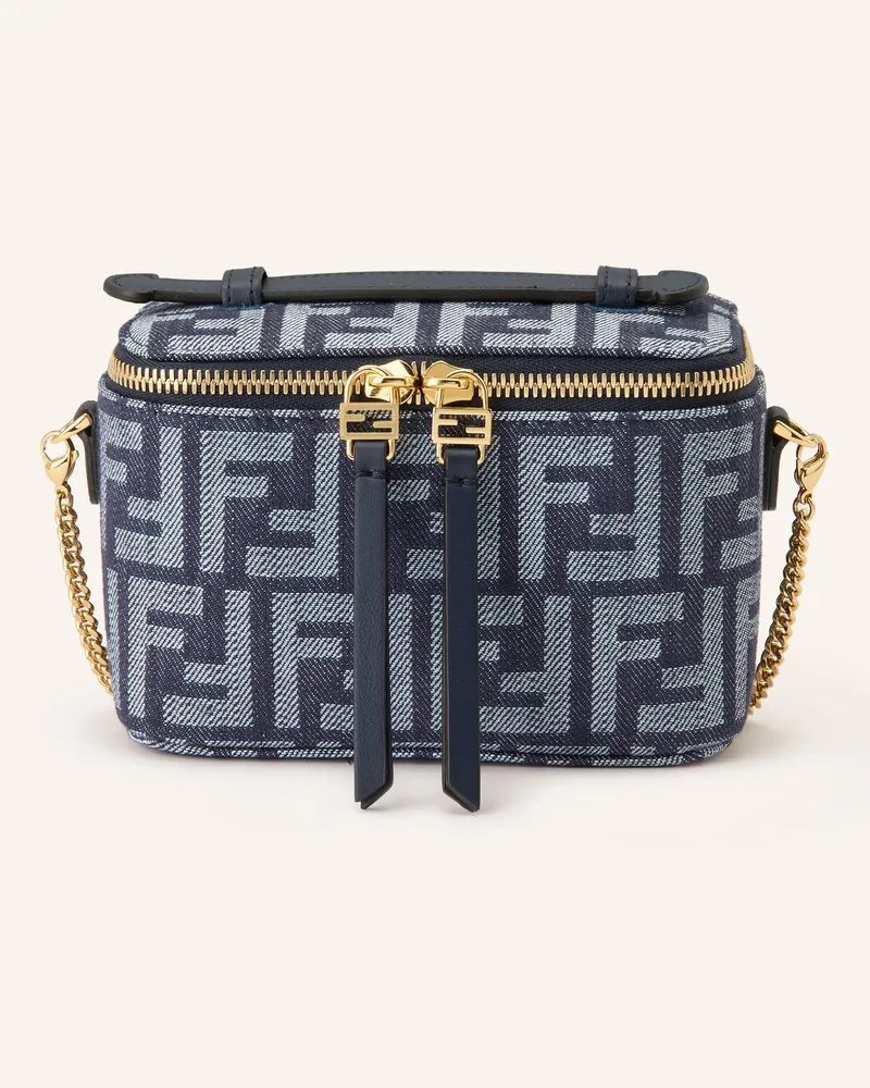 Fendi Handtasche Vanity blau Dunkelblau