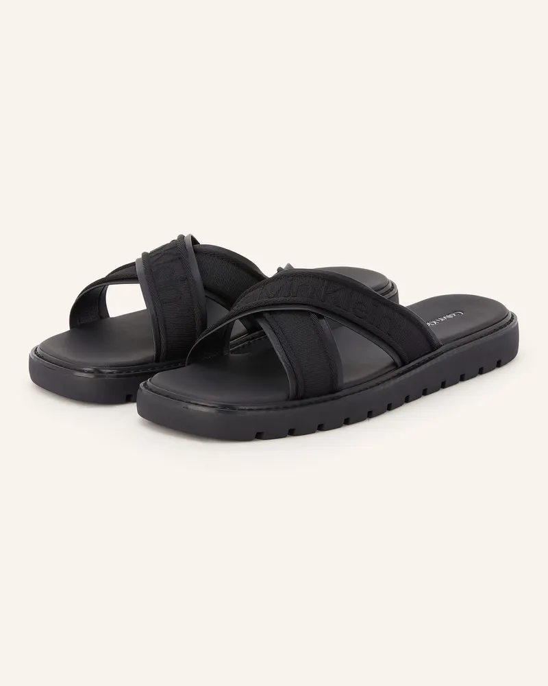 Calvin Klein Pantoletten Schwarz