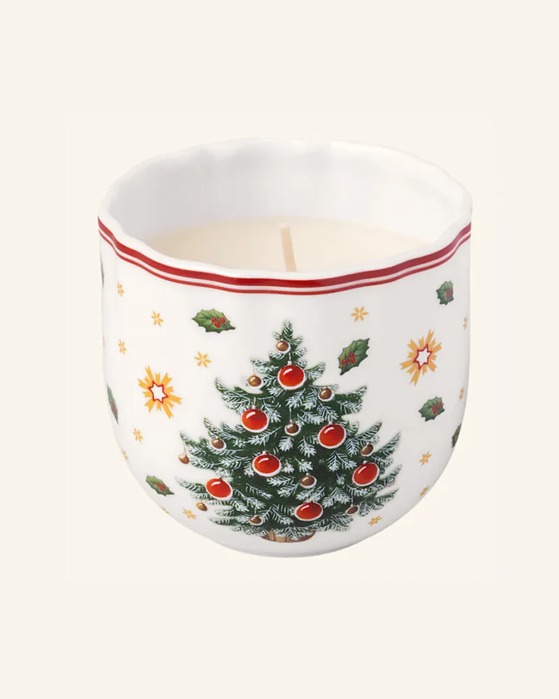 Villeroy & Boch Duftkerze Christmas Tree Toy's Delight weiss Gelb