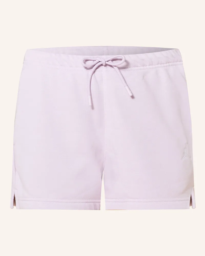 Jordan Sweatshorts Jordan Brooklyn Fleece weiss Helllila