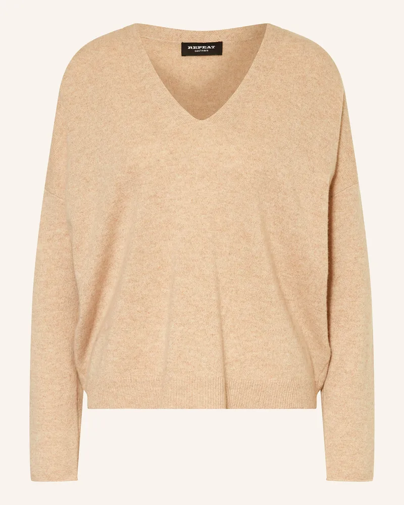 Repeat Cashmere-Pullover Camel