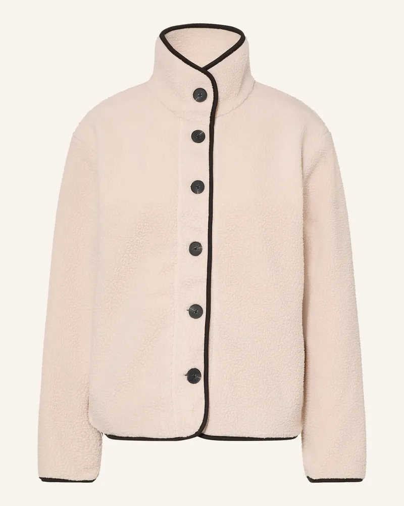 InWear Teddyfell-Jacke Abbinaiw beige Creme