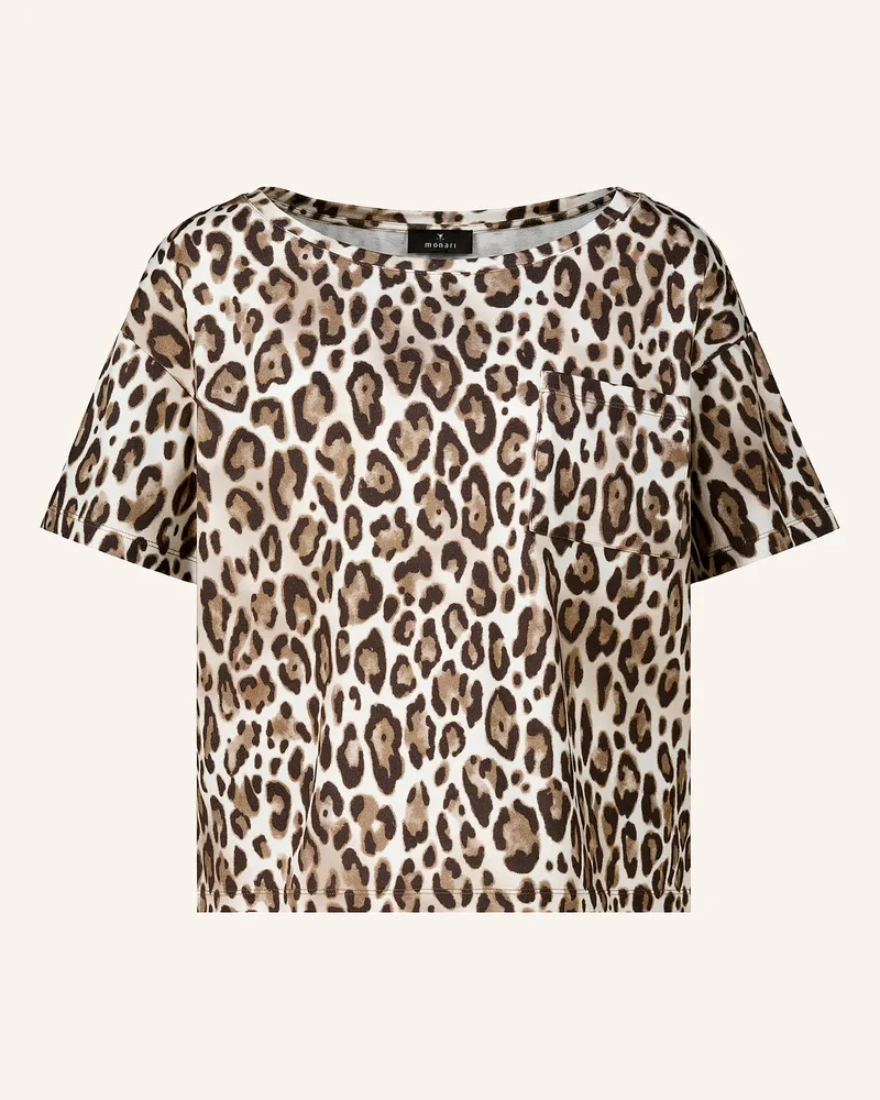 monari T-Shirt braun Creme