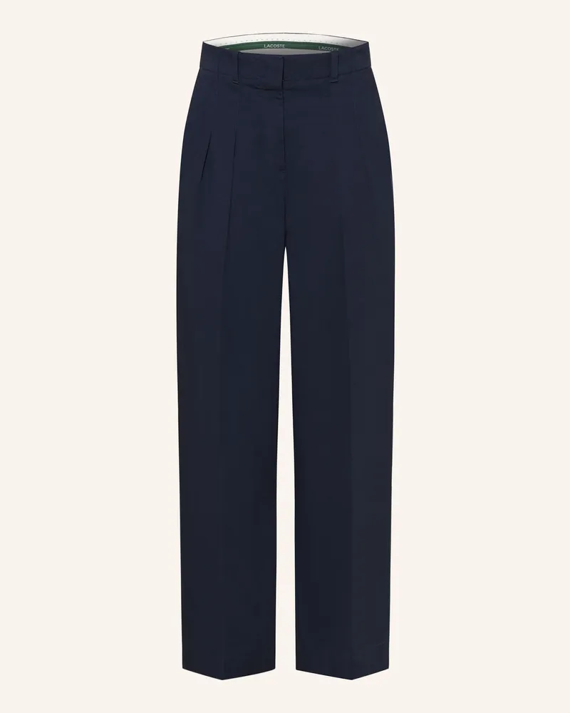 Lacoste Marlenehose Dunkelblau