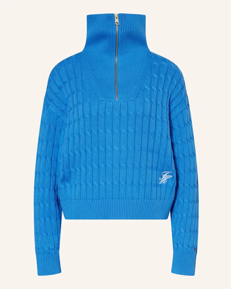 Tommy Hilfiger Troyer Blau