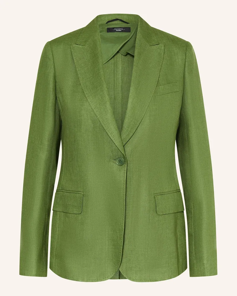 Max Mara Leinenblazer NALUT Grün