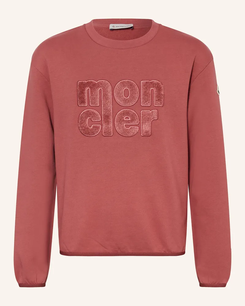 Moncler Sweatshirt rot Altrosa