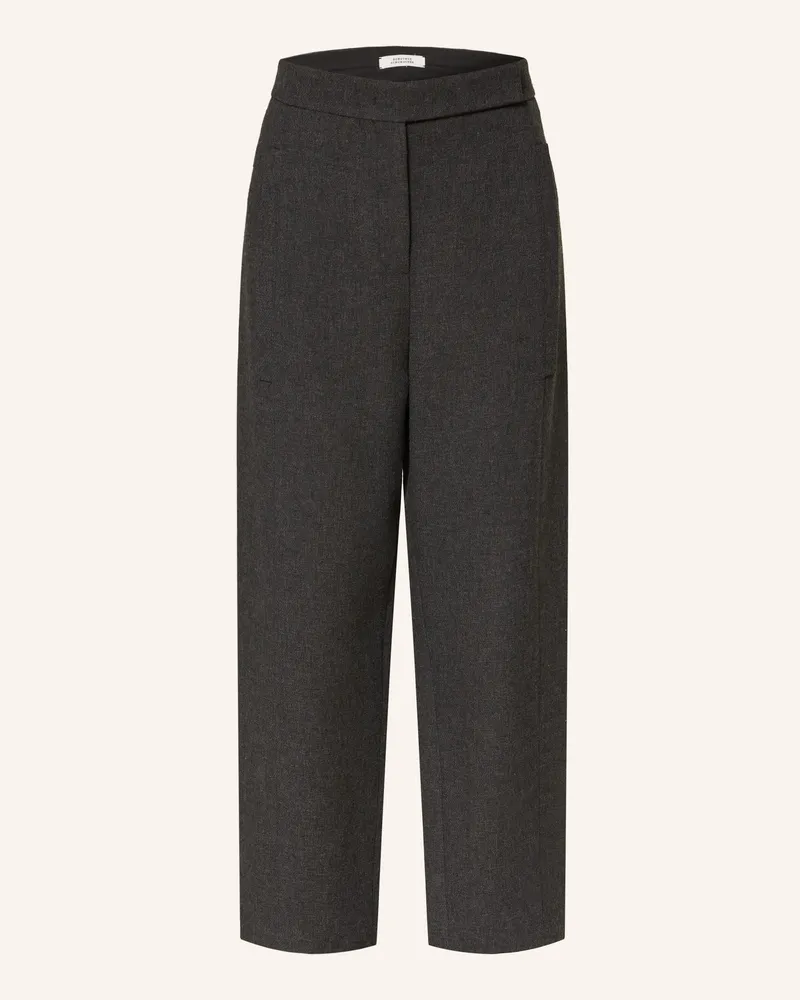 Dorothee Schumacher 7/8-Hose LAYERED COOLNESS Dunkelgrau