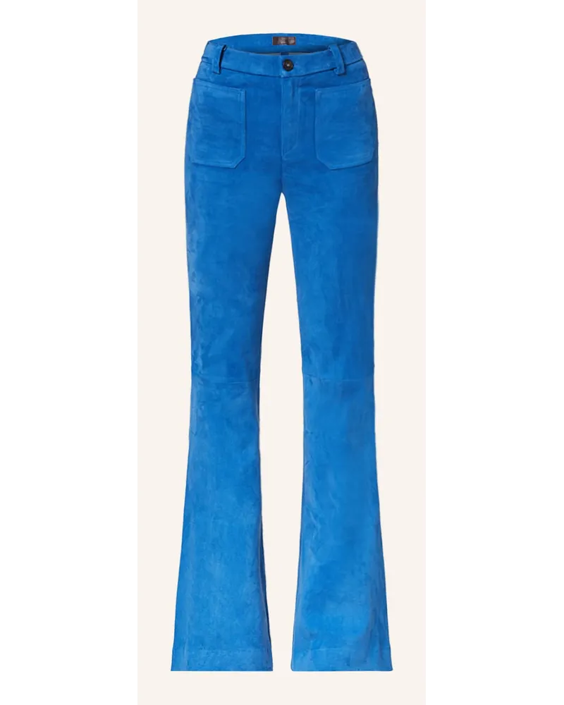 Stouls Lederhose LAURENT Blau