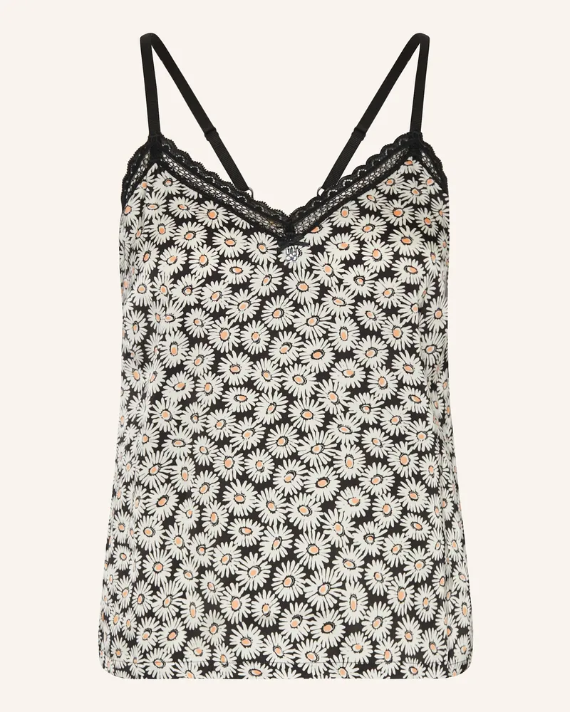 HUGO BOSS Schlaftop Fun Lace schwarz Weiss