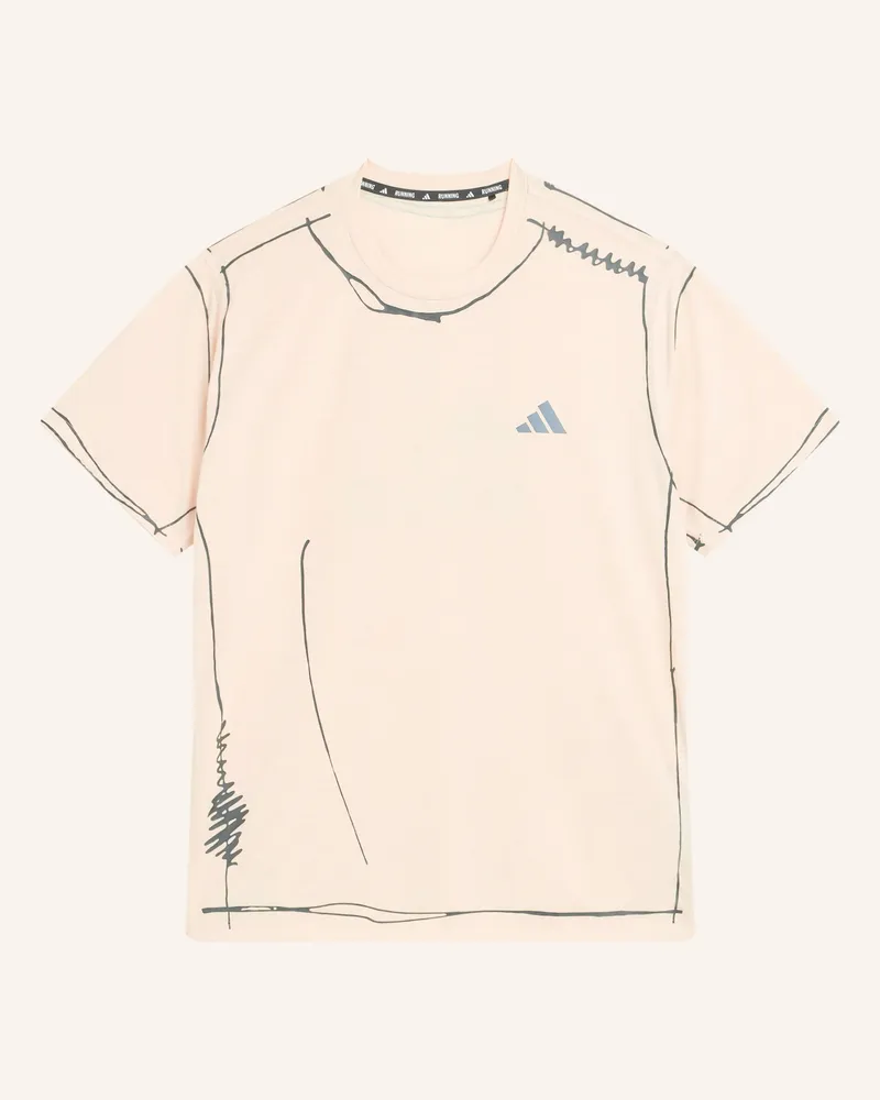 adidas Laufshirt adi365 beige Creme
