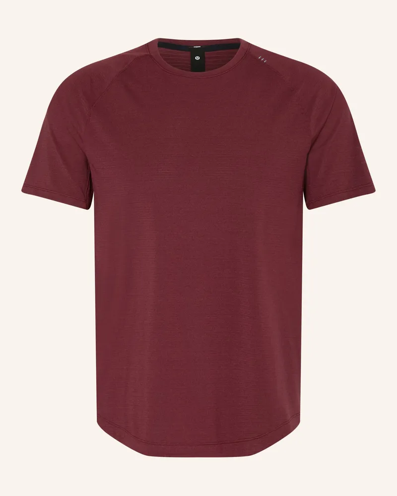 LULULEMON T-Shirt LICENSE TO TRAIN Dunkelrot
