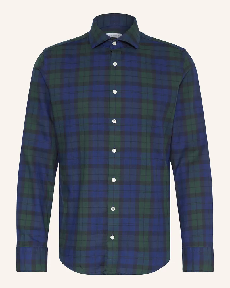 Seidensticker Hemd Slim Fit Dunkelblau