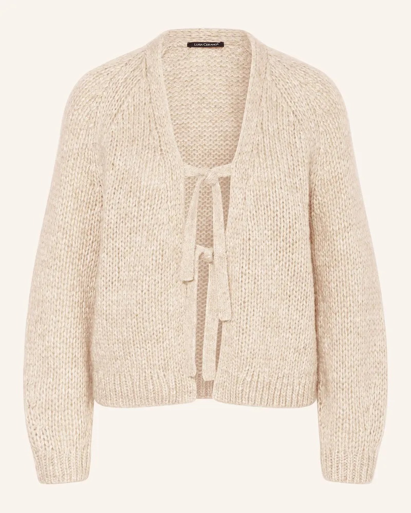 Luisa Cerano Strickhülle mit Alpaka Beige