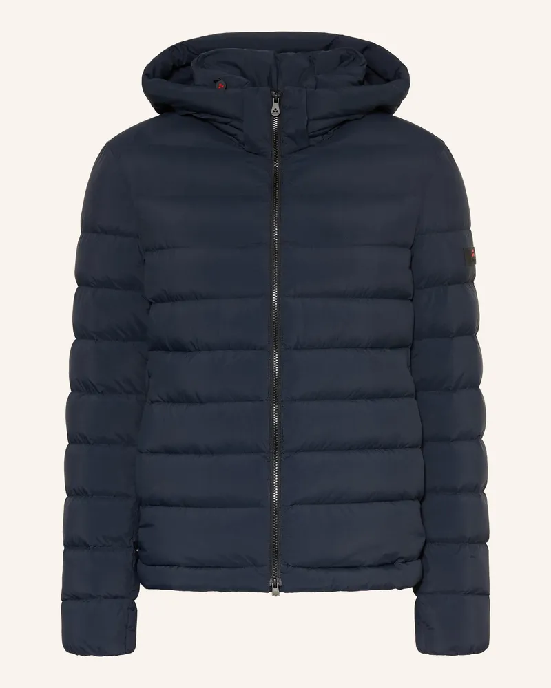 Peuterey Daunenjacke Boggs Mit Abnehmbarer Kapuze blau Dunkelblau