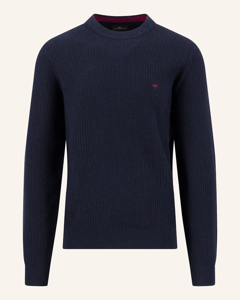 Fynch-Hatton Pullover blau Dunkelblau