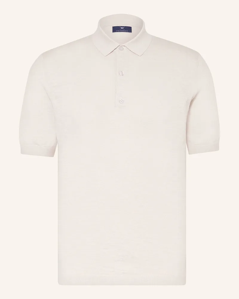 Strokesman's STROKESMAN Strick-Poloshirt Beige