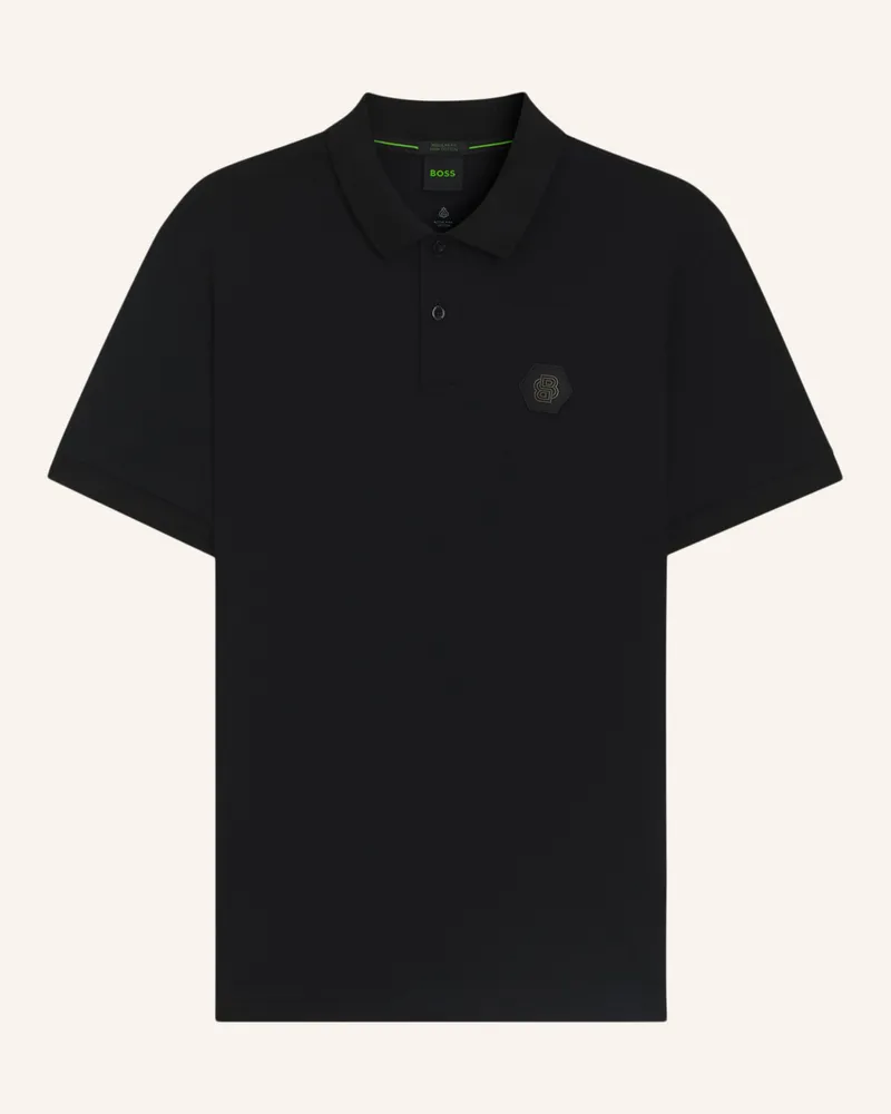 HUGO BOSS Poloshirt POLO FUTURE Regular Fit Schwarz