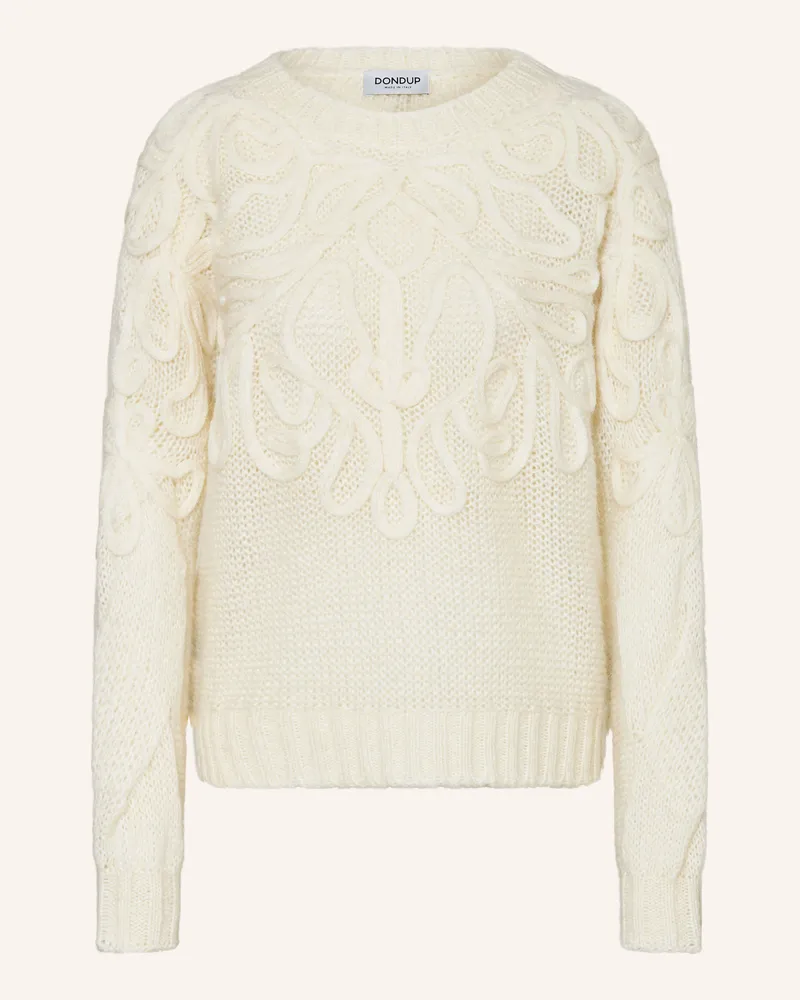 Dondup Pullover mit Mohair Ecru