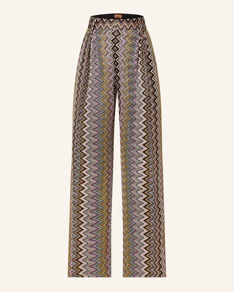 Missoni Strickhose Dunkelbraun