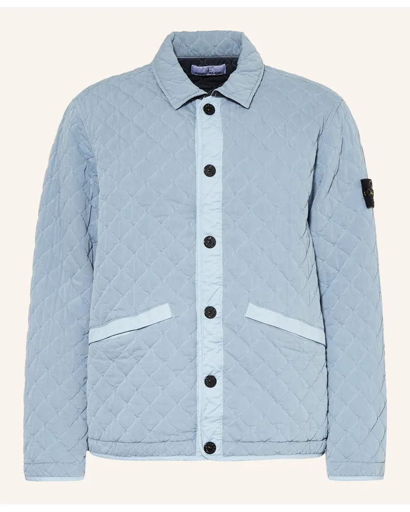 Stone Island Steppjacke Blau