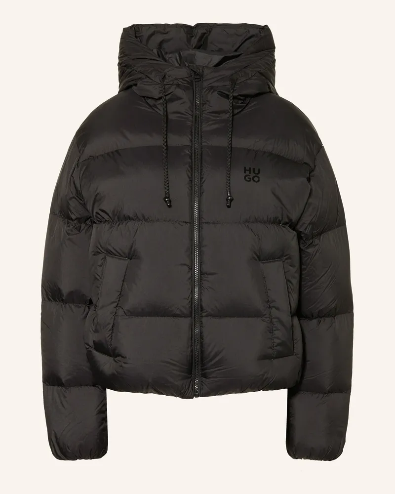 HUGO BOSS Daunenjacke Francesca schwarz Schwarz
