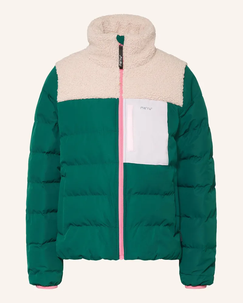 me°ru' Hybrid-Steppjacke Vejle gruen Dunkelgrün