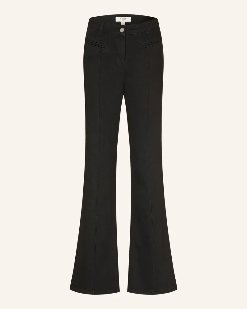 Reiss Flared Jeans Claude schwarz 20