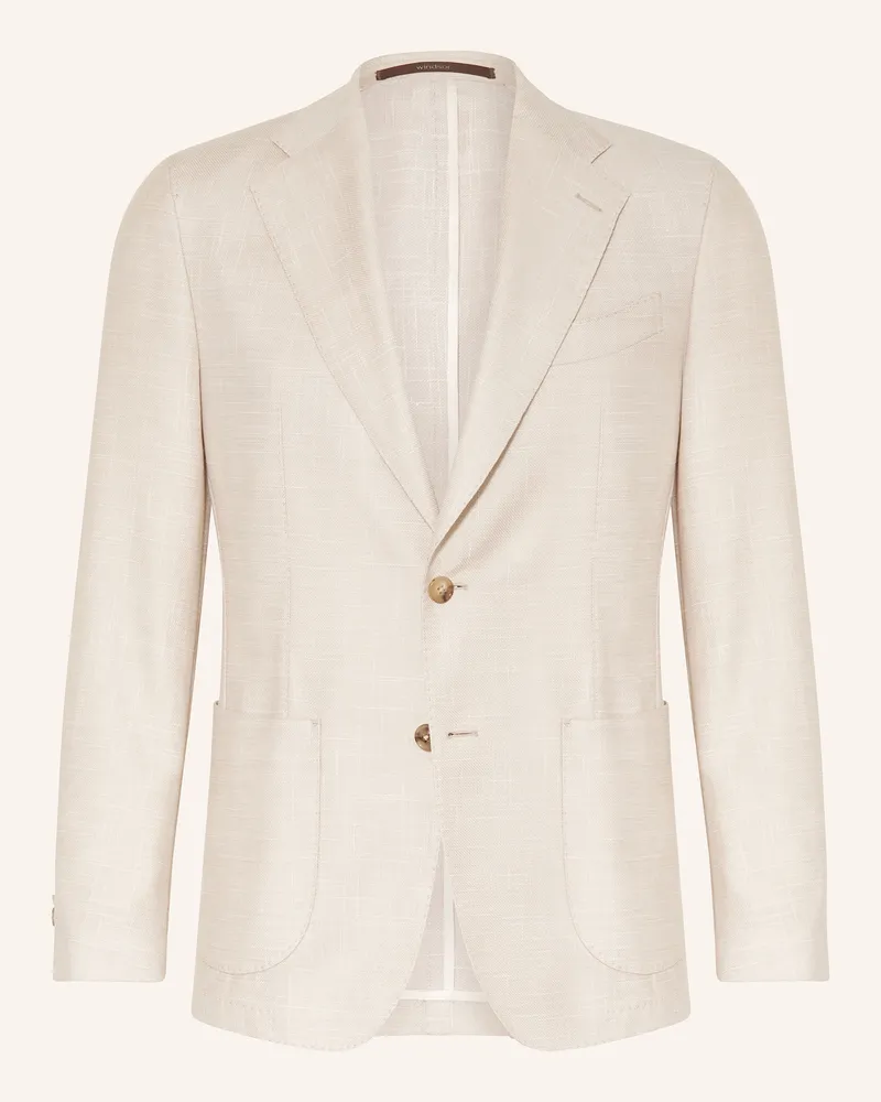 windsor. Sakko GIORNO Shaped Fit Creme