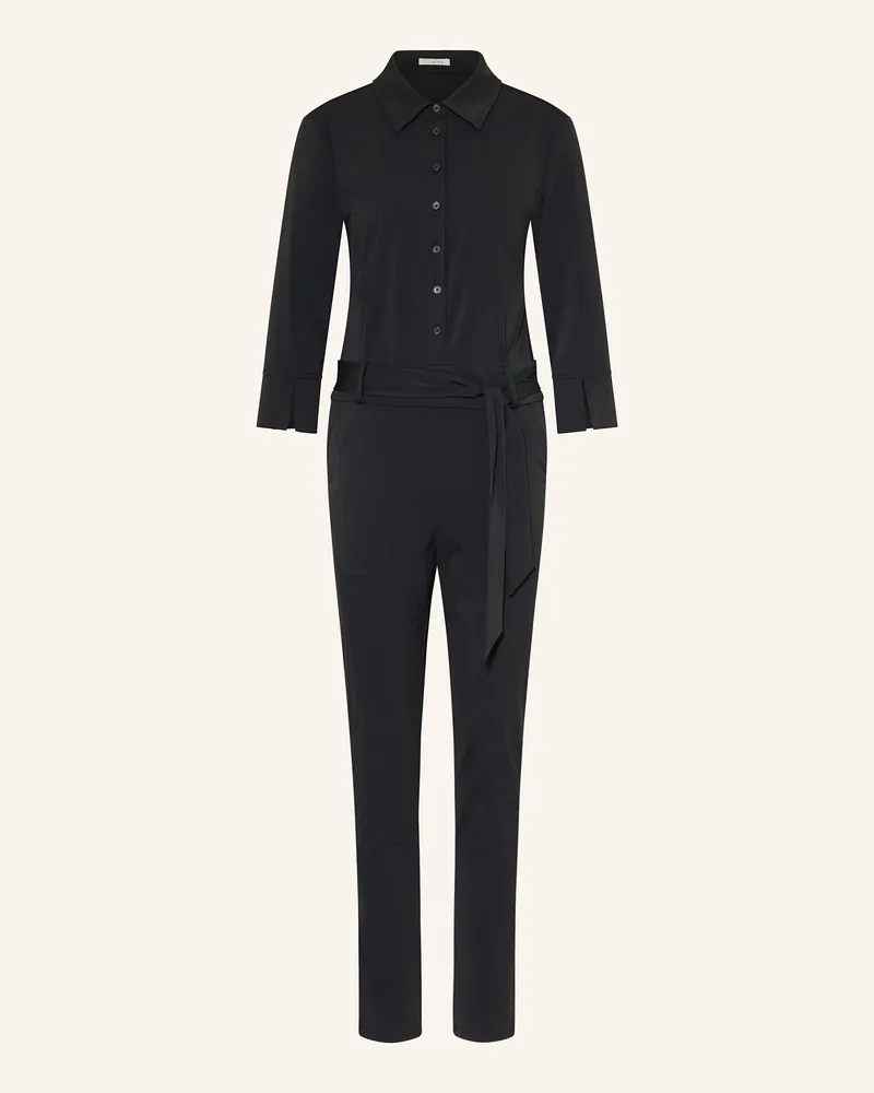 lilienfels Jumpsuit mit 3/4-Arm Schwarz