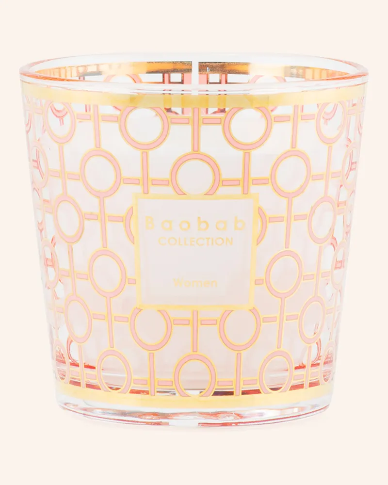 Baobab Collection Duftkerze Women rosa Weiss