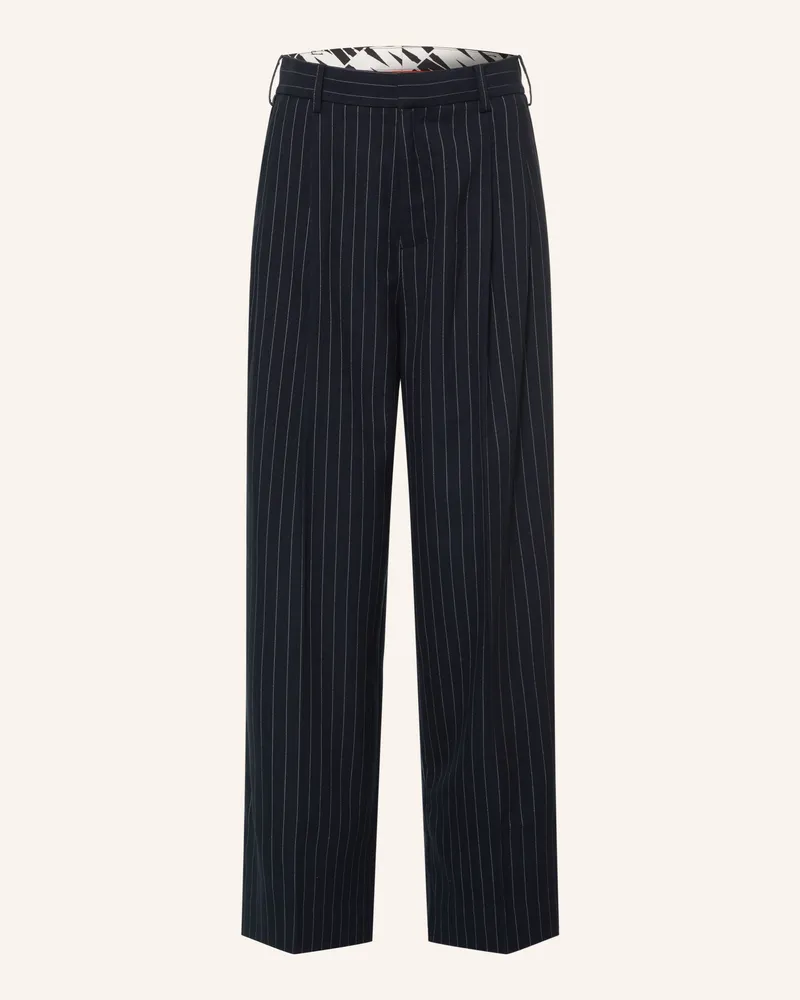 WRSTBHVR Marlenehose Naro blau Dunkelblau