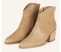 Cowboy Boots - BEIGE