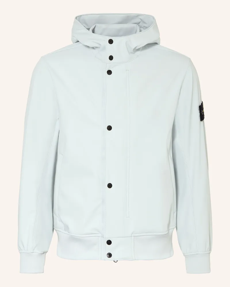 Stone Island Softshell-Jacke Hellblau