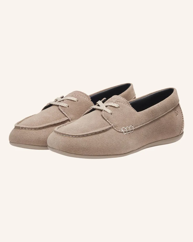 HUGO BOSS Flacher Schuh MYSTIE_MOCC_SD Hellbraun