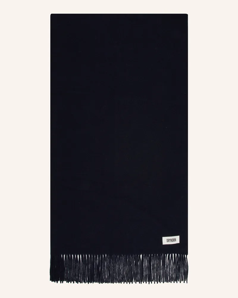 Drykorn Schal Gaze blau Dunkelblau