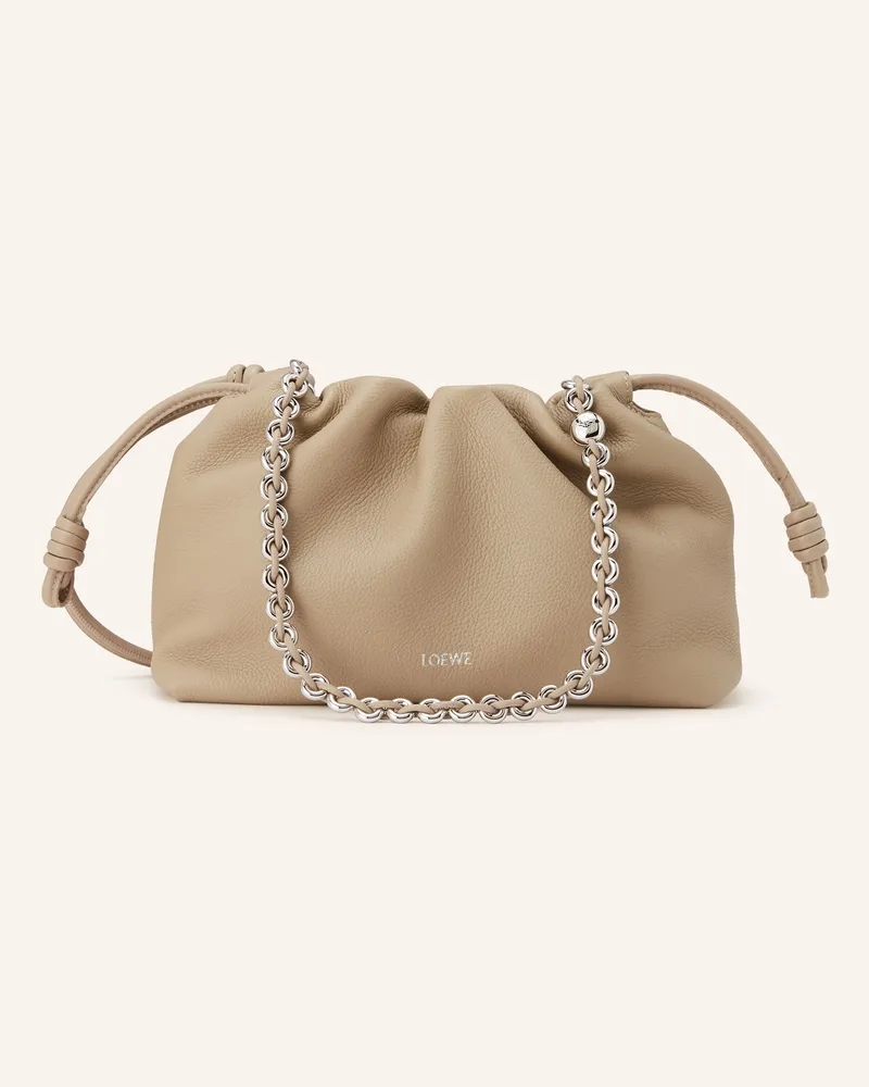 Loewe Schultertasche Flamenco beige Taupe