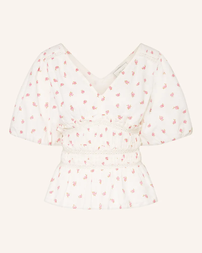 Neo Noir Blusenshirt Sapura Mit Spitze Und Rüschen weiss Ecru