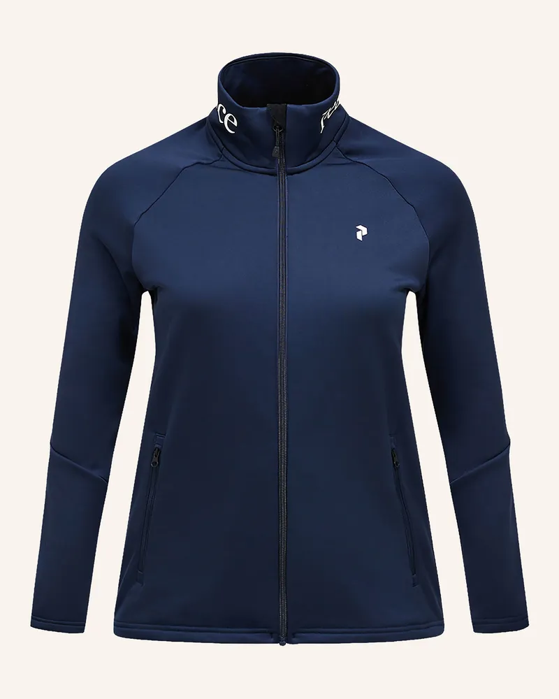 Peak Performance Midlayer-Jacke Rider Essentials Zip blau Dunkelblau