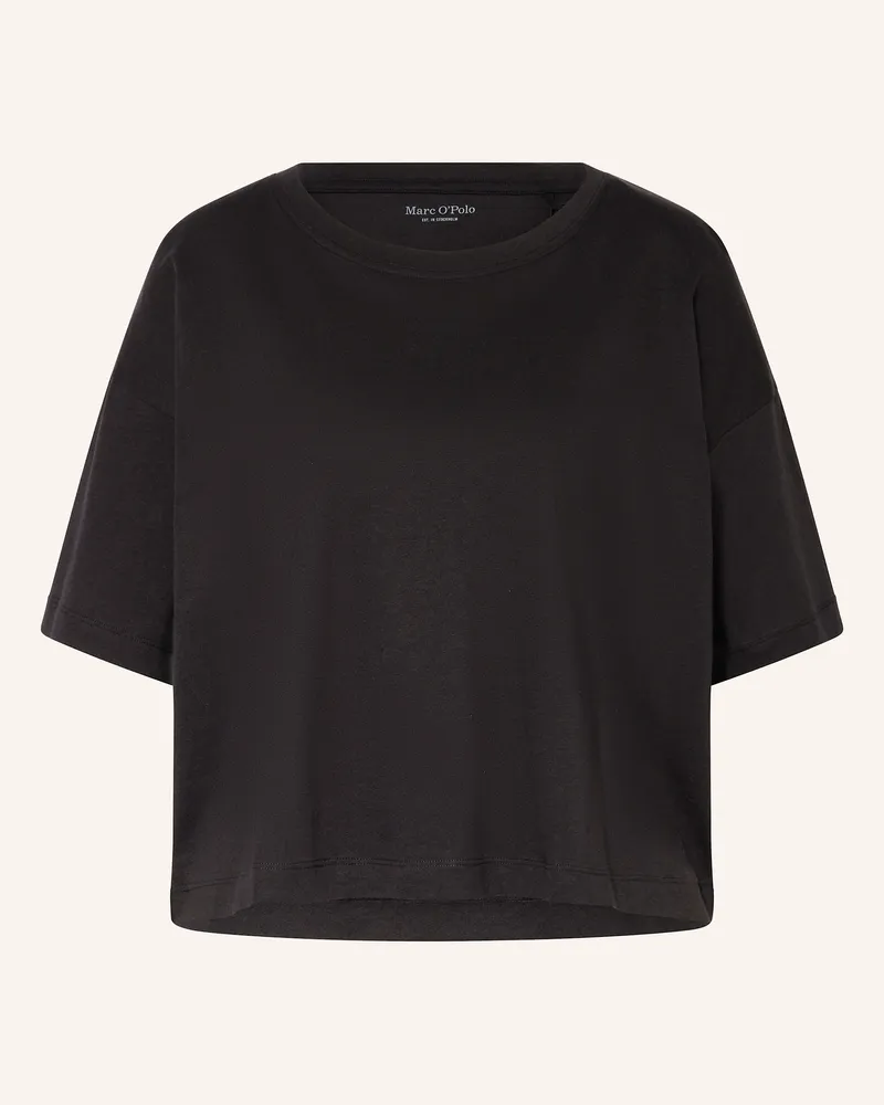 Marc O'Polo Schlafshirt schwarz Schwarz