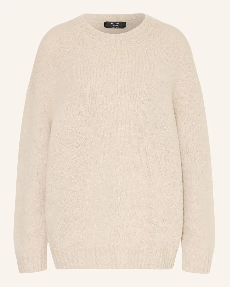 Max Mara Pullover Pesco Mit Alpaka beige Hellbraun